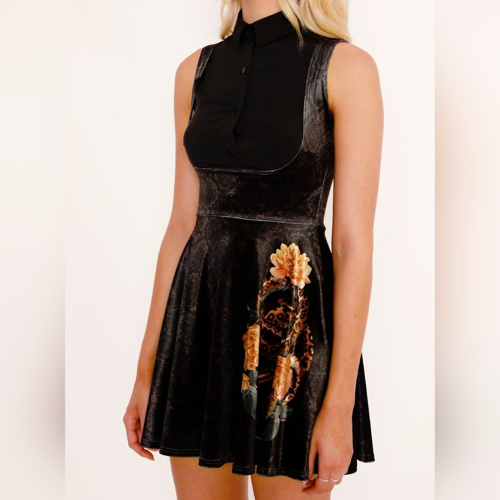 Blackmilk poison Posy velvet underbust dress large BNWT brand new with t…